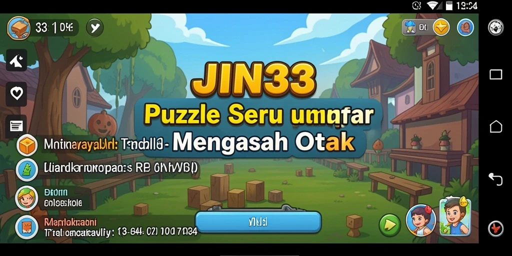 Tampilan gameplay menarik dalam JIN33 yang menguji logika.