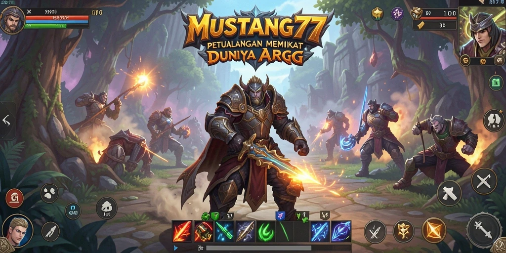 Tampilan menakjubkan dari gameplay <strong>MUSTANG77</strong> yang memikat.