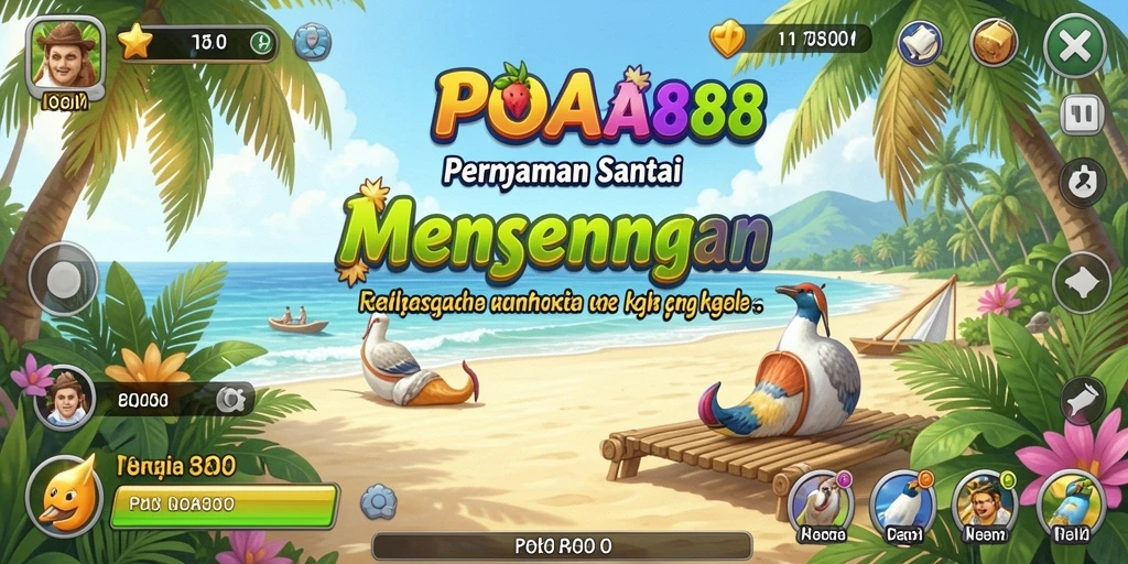 Tampilan gameplay seru dan mengasyikkan dari POA88.
