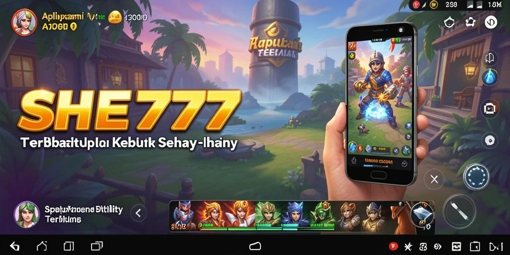 Tampilan antarmuka SHE777 yang user-friendly dan intuitif.