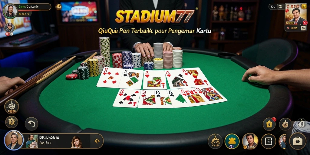 Tampilan gameplay QiuQiu yang seru dan menegangkan.